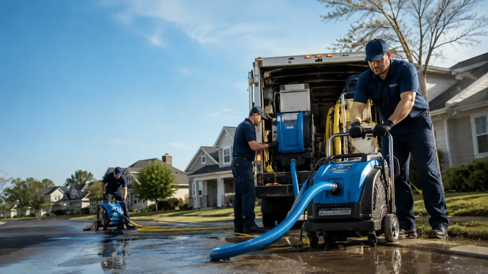 Flood Damage Cleanup in Lower Brule, SD
